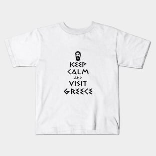 Keep Calm and Visit Greece Kids T-Shirt